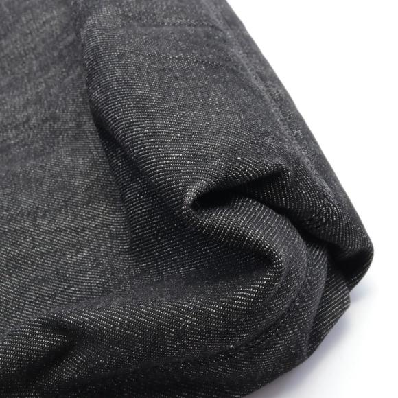 CHANEL Coco Mark Tote Bag Denim Leather Black Brown - Picture 8 of 10